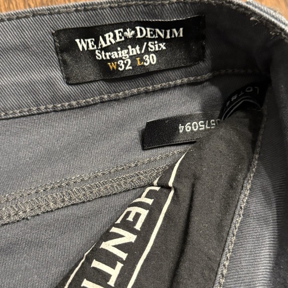 Buffalo David Bitton Men's Straight Six Jeans W32 L30 Gray Authentic‎ Casual - Picture 6 of 12